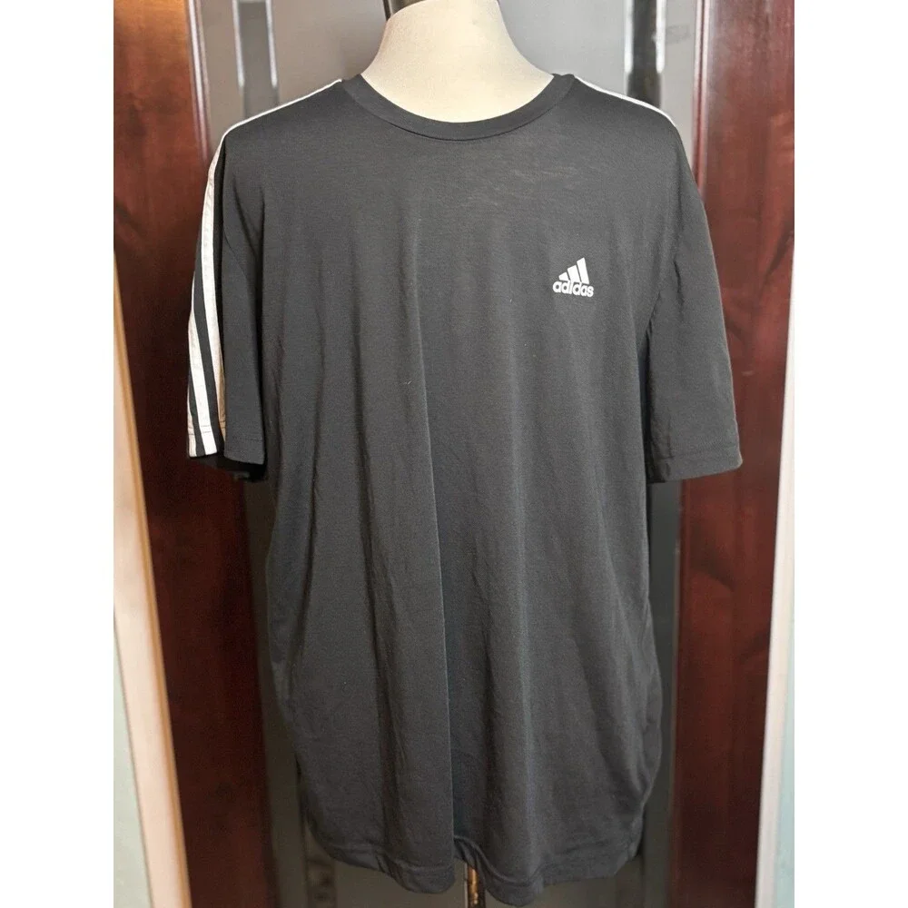 New Men’s Adidas Black Primegreen Aeroready Shirt Size XL